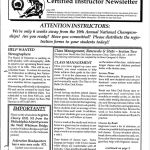 Certified Instructor Newsletter 1997 June